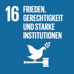 Ziel 16 - Frieden, Gerechtigkeit und starke Institutionen